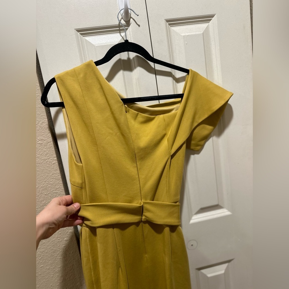 NWT 200$ Lavish Alice Midi Formal Elegant Cocktail Dress Yellow Chartreuse , 6 - Picture 8 of 14
